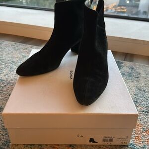 Vince Lora Boot, Black Suede, Size 9